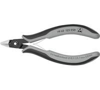 Knipex Precision Electronics Side Cutter ESD burnished, with multi-component grips 125 mm 79 62 125 ESD