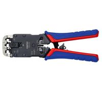 KNIPEX 8" Crimping Pliers for Western Plugs, Plastic Grip