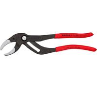 KNIPEX 81 01 250 Siphon- and Connector Pliers for traps, tube fittings and connectors black atramentized with non-slip plastic coating 250 mm Multicoloured