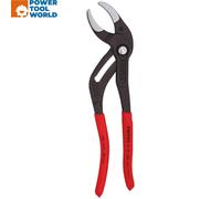 KNIPEX 81 01 250 siphon and connector pliers for odour traps, plastic pipes and connectors, black, phosphate-treated, coated with non-slip plastic,...