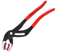 KNIPEX 81 11 250 siphon and connector pliers for odour traps, plastic pipes and connectors, black, phosphate-treated, coated with non-slip plastic,...