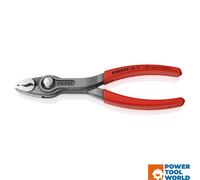 KNIPEX 82 01 150 TwinGrip Front and Side Grippers PVC sheaths Non-Slip Grey atramentized 150 mm