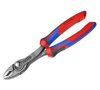 KNIPEX Twingrip Front and Side Gripping Pliers Self-Service Card with Comfort Handles 200 mm, 82 02 200 SB