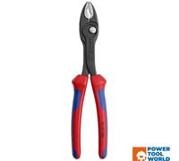 Knipex 82 02 200 200mm Twin Grip Black Atramentized Slip Joint Pliers Multi-comp