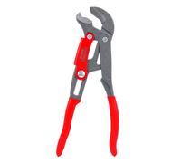 KNIPEX Pipe Wrench S-Type with Fast Adjustment Grey Powder-Coated with Plastic Coating 330 mm, 83 61 010