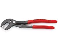Knipex Hose Clamp Pliers for Click clamps grey atramentized, with non-slip plastic coating 180 mm 85 51 180 C