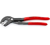 Knipex Hose Clamp Pliers for Click clamps grey atramentized, with non-slip plastic coating 180 mm 85 51 180 C