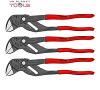 Pliers Wrench pliers and a wrench in a single tool grey atramentized with nonslip plastic coating 250 mm 86 01 250
