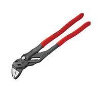 Knipex Pliers Wrench pliers and a wrench in a single tool grey atramentized, with non-slip plastic coating 250 mm (self-service card/blister) 86 01 250 SB