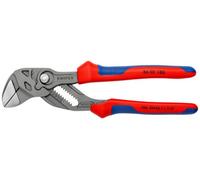 Knipex 86 02 180 Pliers Wrench Pliers And A Wrench In A Single Tool With Multi-Component Handles Grey Atramentized 180 mm