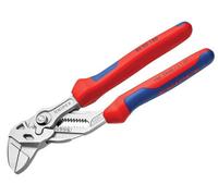 Knipex 86 05 180 SB Plier Wrench Multi-Component Grip 180mm - 35mm Capacity
