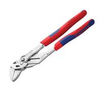 Knipex Pliers Wrench pliers and a wrench in a single tool chrome-plated, with multi-component grips 250 mm (self-service card/blister) 86 05 250 SB