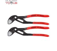 Knipex 87 01 180 Cobra High-Tech Water Pump Pliers 180mm Pack of 2