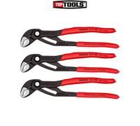 Knipex 87 01 250 Cobra High-Tech Water Pump Pliers 250mm Pack of 3