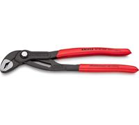 Knipex Cobra Water Pump Pliers with Plastic Handle 87 01 250 SB Chrome Vanadium Steel Black, Red