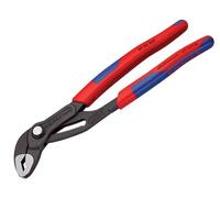 KNIPEX Cobra High-Tech Water Pump Pliers Self-Service Card with Slim Multi-Component Grips 250 mm, 87 02 250 SB