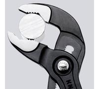 KNIPEX Cobra High-Tech Water Pump Pliers with Multi-Component Grips, with Integrated Tether Attachment Point for A, 87 02 300 T