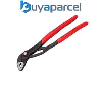 Knipex Cobra® QuickSet High-Tech Water Pump Pliers grey atramentized, with non-slip plastic coating 250 mm (self-service card/blister) 87 21 250 SB