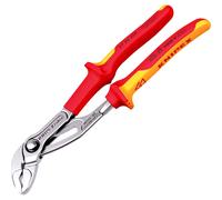 KNIPEX Cobra Water Pump Pliers, Chrome-Plated, 250 mm, VDE, 87 26 250