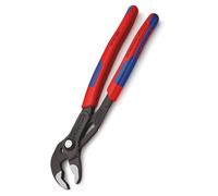 Knipex Cobra® High-Tech Water Pump Pliers grey atramentized, with slim multi-component grips 250 mm (self-service card/blister) 87 02 250 SB