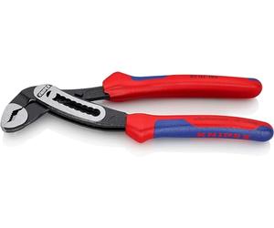 KNIPEX 88 02 180 SB Alligator Water Pump Pliers with Multi-Component Grips Black atramentized 180 mm