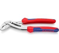 Knipex 88 05 180 Chrome Plated "Alligator" Water Pump Plier with Soft Handle, Multi-Colour, 180 mm