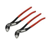 Knipex 8801250 Alligator Waterpump Pliers Pvc Grip 50mm Capacity 250mm Twin Pack
