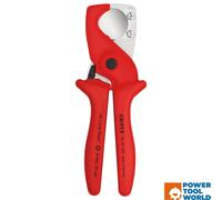 KNIPEX PlastiCut Cutter for flexible hoses and plastic conduit pipes (185 mm) 90 20 185