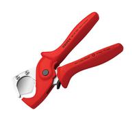 KNIPEX PlastiCut Cutter for flexible hoses and plastic conduit pipes glass fibre reinforced plastic handles 25 mm (self-service card/blister) 90 20 185 SB