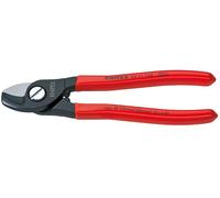 Knipex Cable Shears burnished, plastic coated 165 mm 95 11 165