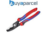 KNIPEX Cable Shears with Twin Cutting Edge with Comfort Handles 200 mm, 95 12 200