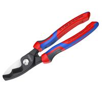 KNIPEX Cable Shears with Twin Cutting Edge with Comfort Handles 200 mm, 95 12 200