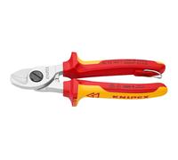 Knipex 95 16 165 T Cable Shears With Tether Attachment 165mm