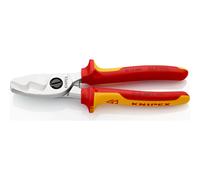 Knipex 95 16 VDE Insulated Twin Cutting Edge Cable Shears 200mm