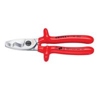 Knipex 95 17 200 VDE Cable Shears With Twin Cutting Edge 200mm