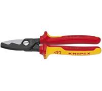 KNIPEX - 95 18 200 SBA Tools - Cable Shears, Twin Cutting Edge, 1000V Insulated (9518200SBA)