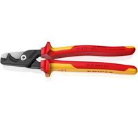 KNIPEX 95 18 225 StepCut XL Cable Shears with Step Cut Insulating Multi-Component Handle, VDE-Tested Burnished 234 mm