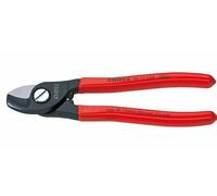 Knipex Cable Shears PVC Grip with Return Spring 165mm
