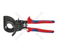 KNIPEX 95 31 250 Ratchet Action Cable Cutter, 250mm