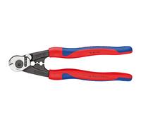 Knipex 95 62 190 Forged Wire Rope Cutters with Heavy Duty Handles, 190mm