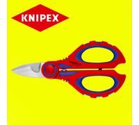 KNIPEX 950510 SB Electricians' Shears Wire Cutter 190mm w/ Multi-Component Grips