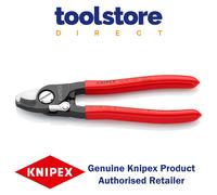 KNIPEX Cable Shears with Plastic Coating 165 mm, 95 41 165