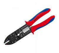 Knipex 97 21 215 SB Crimping Pliers for Insulated Terminals & Plug Connectors
