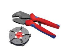 Knipex KN973302 K97 33 02" Multicrimp Crimping Plier with 5 Interchangeable Dies, Multi-Colour