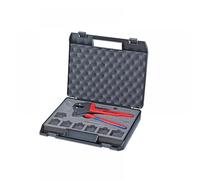 Knipex Crimp System Pliers for exchangeable crimping dies burnished, with multi-component grips 200 mm 97 43 200