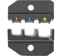 KNIPEX 97 49 06 Crimping dies for insulated terminals + plug connectors Black 0.5 - 6 mm