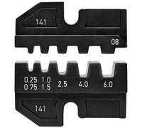 Knipex 97 49 08 Crimping Dies for End Sleeves, Black, 0.25-6 mm