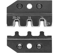 Knipex 97 49 26 Crimping Dies for Mini-Fit, Black