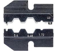 Knipex 97 49 40 Crimping Dies for for 3-Nests Coax Connectors, Black