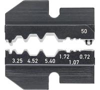Knipex 97 49 50 Crimping Dies for for 6-Nests Coax Connectors, Black
